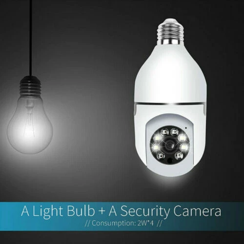 PTZ Bulb IP Camera V380 Pro App