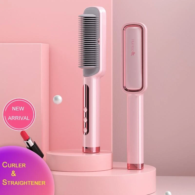 Smart Hair Straightener Brush