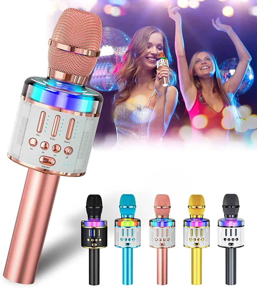 Wireless Mini Portable WS-858 Karaoke Microphone