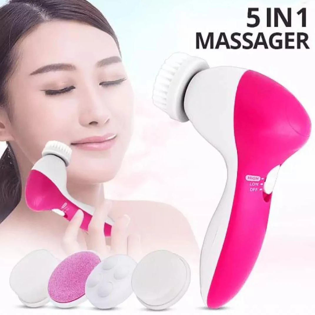 5 in 1 Beauty Massager - Pink