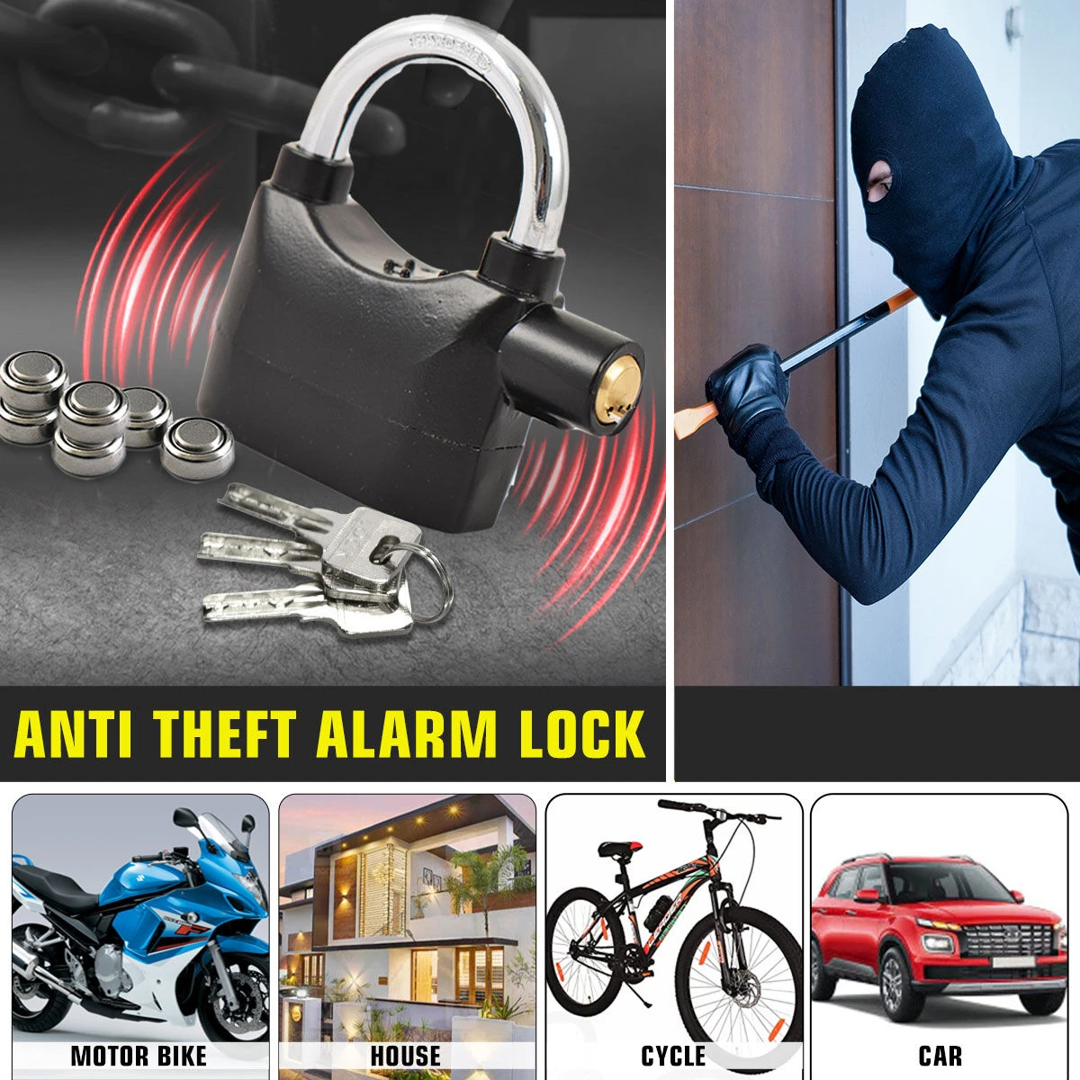 Alarm Lock 2-in-1