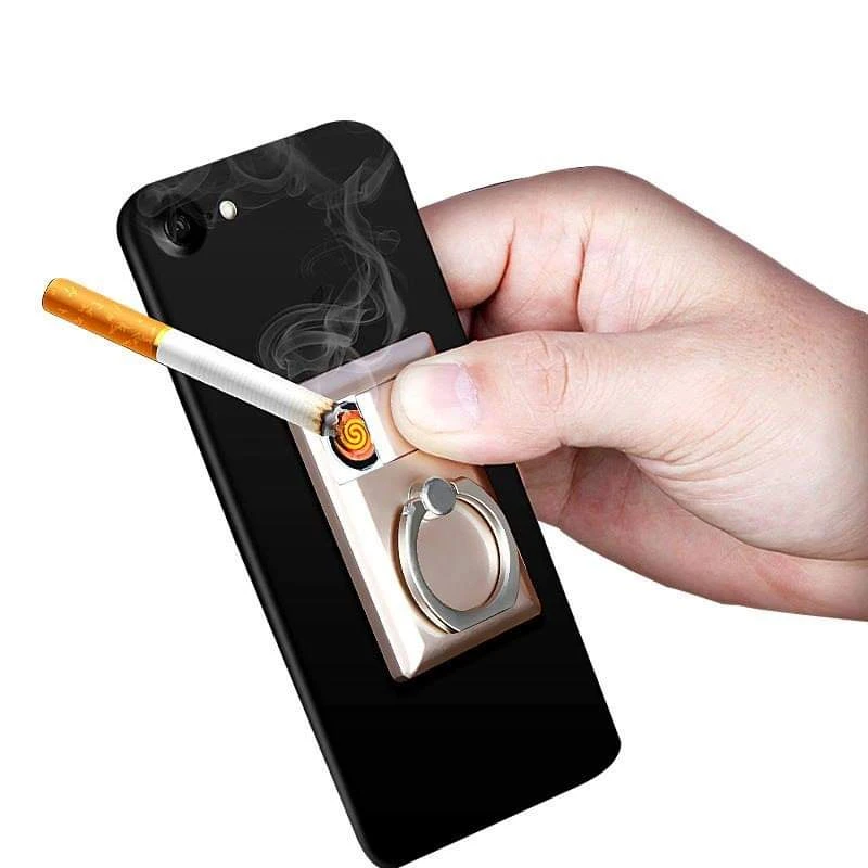 Dual-Purpose Lighter and Phone Stand